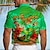 billiga Hawaiiskjorta för män-klockan är 5 någonstans drinkar herrresort hawaiian 3d-tryckt skjorta med kort ärm kortärmad sommar strandskjorta semester dagligt slitage s till 3xl
