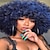 Недорогие Парики к костюмам-афро парики для чернокожих женщин 10-дюймовый афро вьющийся парик 70-х годов большой упругий и мягкий естественный вид полные парики для вечеринки косплей афро парик