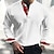 billige Henley skjorte-valentinsdag rose mænds afslappede 3d-printede henley skjorte dagligt slid gå ud foråret&amp;amp; sommer v-hals langærmet sort, hvid, pink s, m, l 4-vejs stretch