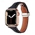 levne Řemínky na Apple Watch-Kožený odkaz Kompatibilní s Řemínek k hodinkám Apple Watch 38 mm 40 mm 41 mm 42 mm 44 mm 45 mm 49 mm Robustní Magnetická spona Luxus Pravá kůže Náhradní pásek na hodinky pro iwatch Ultra 2 Series 9 8