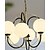 Недорогие В виде грозди-светодиодный подвесной светильник 53 см, теплый свет, цвет шара, дизайн, классический стиль, традиционный стиль, подвесные светильники для столовой, спальни, 110-240 В