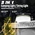 رخيصةأون أضواء شريط LED-ضوء سلسلة محمول قابل للتخزين مقاوم للماء في الهواء الطلق 7 م/10 م RGB مع التحكم في التطبيق لخيمة التخييم والنزهات الربيعية