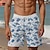 voordelige Board shorts-kreeft zeilboot heren resort 3D-geprinte boardshort zwembroek elastische taille trekkoord met mesh voering aloha Hawaiiaanse stijl vakantie strand s tot 3xl