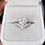 זול טבעות-טבעת חתונה סגנון וינטג&#039; כסף זהב ורד זהב כרום שִׂמְחָה אלגנטית וינטאג&#039; אופנתי