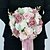economico Home decor-1 mazzo di 11,81 pollici di bouquet di nozze di fiori di rosa artificiali per la sposa, la damigella d&#039;onore, l&#039;arredamento boho rustico per la cerimonia di matrimonio, l&#039;anniversario per la