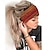 baratos Acessórios de penteados-feminino largo elástico cabeça envoltório bandana esportes yoga faixa de cabelo headwear
