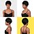 Χαμηλού Κόστους Περούκες από Ανθρώπινη Τρίχα Χωρίς Κάλυμμα-Φυσικά μαλλιά Περούκα Μακρύ Κυματιστό Κούρεμα νεράιδας Φύση Μαύρο Ρυθμιζόμενο Φυσική γραμμή των μαλλιών Για μαύρες γυναίκες Μηχανοποίητο Χωρίς κάλυμμα Βραζιλιάνικη Γυναικεία Μαύρο 6 Ίντσες