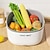 billige Husholdningsapparater-ultralyd grøntsagsvaskemaskine med håndtag madkorn batteridrevet frugt- og grøntsagsvasker automatisk rengøringsværktøj frugtgrønt