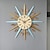 tanie metalowe dekoracje ścienne-Duży zegar ścienny metalowy dekoracyjny z połowy wieku cichy, nie tykający, duże zegary nowoczesne dekoracje domu do salonusypialniajadalnia biuro