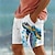 Недорогие Пляжные шорты-Мужские курортные шорты с морской черепахой и 3D-принтом, плавки, эластичная талия, шнурок на талии и сетчатая подкладка, aloha, гавайский стиль, отдых на пляже от s до 3xl