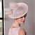 cheap Party Hats-Hats Sinamay Saucer Hat Top Hat Sinamay Hat Wedding Tea Party Elegant Wedding With Bowknot Headpiece Headwear