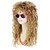 cheap Costume Wigs-Womens 70s 80s Wig Curly Wigs for 70s 80s Costume Women Long Blonde Mixed Brown Curly Wavy Wig Mullet Rocker Wig Without Accessories  (Only Wigs) CJ031M