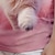 billige Toppe-Pige 3D Kat T-shirt Skjorter Pink Kortærmet 3D-udskrivning Sommer Aktiv Mode Sød Stil Polyester Børn 3-12 år Rund hals udendørs Afslappet Daglig Regulær