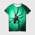 tanie chłopięce koszulki 3D-Dla chłopców 3D SPIDER T-shirt Koszula Krótki rękaw Druk 3D Lato Aktywny Sport Moda Poliester Dzieci 3-12 lat Półgolf Na zewnątrz Codzienny Regularny