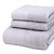 cheap Towel Sets-100% Cotton 3 PCS Towels Set Quick Dry, Extra Aborbent, Super Soft Towels Set 1 Handkerchief, 1 Sport Towel, 1 Bath Towel