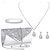billige Bærbare tilbehør-håndholdt veske for kvinner vann diamant smykkesett glitrende halskjede øredobber armbånd 4 sett bryllup clutchpursesb