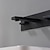 abordables Grifería para lavabos-Baño grifo del fregadero - De Pared / Separado Galvanizado Apertura Interna Dos asas de tres agujerosBath Taps