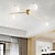 tanie Lampy sufitowe-lampa wisząca, szklana kula mosiężna lampa sufitowa nowoczesna sztuka przemysłowa żyrandol sufitowy blisko sufitu oprawy oświetleniowe do kuchni dom wiejski salon jadalnia sypialnia