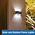 cheap Outdoor Wall Lights-Solar Wall Light Solar Garden Lights Super Bright LED Security Solar Wall Lamp Outdoor Decor Waterproof Warm Lamps For Patio Fence Yard Garden Garage Stairway Hallway Decoration 1pc