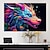 preiswerte Tierdrucke-Tiere Wandkunst Leinwand bunte Drachen Drucke und Poster Bilder dekorative Stoffmalerei für Wohnzimmer Bilder ohne Rahmen