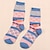 abordables chaussettes9-1 paire de chaussettes femme travail quotidien multicolore coton sportif simple vintage rétro décontracté / chaussettes quotidiennes