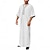 preiswerte Arabischer Muslim-Herren Kleid Thobe / Jubba Religiös Saudi-Arabisch arabisch Muslim Ramadan Erwachsene Bluse