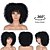 billige Kostumeparykker-10 tommer korte krøllede afro-parykker til sorte kvinder bombe afro kinky krøllede paryk med pandehår syntetisk fiber fuld paryk