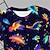 お買い得  男の子用3Dパジャマ-男の子 3D 恐竜 Tシャツ＆パンツパジャマセット 半袖 3Dプリント 夏 活発的 ファッション 日常 ポリエステル 子供 3〜12年 クルーネック 家 カジュアル 屋内 レギュラー