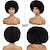 tanie Peruki kostiumowe-afro peruki dla czarnych kobiet 70s krótka czarna peruka afro disco afro puffy peruki dla kobiet peruki z kręconymi włosami perwersyjne kręcone 10 cali naturalnie wyglądająca peruka syntetyczna daily