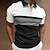 billiga klassisk polo-Herr POLO Shirt Golftröja Ledigt Helgdag Klassisk Kortärmad Mode Grundläggande Färgblock Knapp Sommar Normal Rubinrött Smaragdgrön Mörkblå Svartvit POLO Shirt
