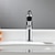 お買い得  浴室・洗面台用水栓金具-バスルームのシンクの蛇口 - 引出式 電気メッキ センターセット シングルハンドルつの穴Bath Taps