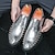 Χαμηλού Κόστους Ανδρικά Oxfords-Ανδρικά Οξφόρδη Τα επίσημα παπούτσια Φόρεμα Παπούτσια Παπούτσια Rockstud Καθημερινό Βρετανικό Γάμου Πάρτι &amp; Βραδινή Έξοδος PU Άνετο Αντιολισθητικό Δαντέλα μέχρι πάνω Ασημί Χρυσό Άνοιξη Φθινόπωρο