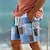 abordables Shorts imprimés pour hommes-plaid color block complexe pour hommes short imprimé 3d maillot de bain taille élastique cordon de serrage avec doublure en maille aloha style hawaïen vacances plage s à 3xl