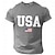 ieftine Tricou grafic pentru bărbați-steagul național al Statelor Unite ale Americii tricou din bumbac grafic pentru bărbați cămașă casual clasică sport cu mânecă scurtă tricou confortabil sport vacanță în aer liber îmbrăcăminte de