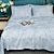 abordables Fundas de edredón-Juego de funda de almohada de sábana plana de lino 100%, juego de cama de granja suave y transpirable de lino lavado francés natural con estampado floral