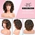 cheap Costume Wigs-Short Curly Wigs for Black Women - Ombre Brown Color Afro Curly Synthetic Wigs with Bangs