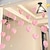 economico Tende e tendaggi-soffice ghirlanda di cuori rosa decorazione da appendere alla porta tenda da porta in peluche carino principessa
