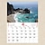 voordelige Event &amp; Party Supplies-2024 landschapsfoto hangende muurkalender maandelijks verschillende landschapsfoto 2024 kalender