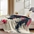 preiswerte Sofadecken &amp; Überwürfe-Überwurfdecke mit Blumenmuster, Flanell-Überwurfdecke, warme Decke für alle Jahreszeiten, Geschenke, große Decke