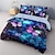 cheap Exclusive Design Bedding-Butterfly Starry Sky Pattern Duvet Cover Set Comforter Set 2/3PCS Luxury Cotton Bedding Set Home Decor Bedding Gift King Queen Full Size