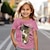 voordelige Tops-Voor meisjes 3D Kat T-shirt Overhemd Korte mouw 3D-afdrukken Zomer Actief Modieus leuke Style Polyester Kinderen 3-12 jaar Strakke ronde hals Buiten Casual Dagelijks Normale pasvorm