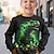 ieftine Hanorace-Sf. Patrick Băieți 3D Dinozaur Hanorca Pullover Manșon Lung Tipărire 3D Primăvară Toamnă Modă Șic Stradă Misto Poliester Copii 3-12 ani Stil Nautic În aer liber Casual Zilnic Fit regulat