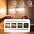お買い得  LEDキャビネットライト-スマート充電式人体誘導ランプ寝室シンプルなベッドサイドランプ人体誘導通路ライトリモコン LED ナイトライト