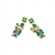 billiga Cosplay till vardagen-St. Patricks Day Vitklöver irländska Huvtröja Strumpa Örhängen Framficka Strumpbyxor Örhängen Huvtröja Till Dam Vuxna 3D-utskrift Ledigt / vardag