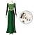 levne Ženy-Šrek Princeznovské Šaty Cosplay kostým Dámské Filmové kostýmy Večírek Zelená Plesová maškaráda Šaty