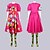 billige Film- og tv-kostumer-mærkelige dukke kjole outfits skøre dukke pufærmer prinsessekjole kvinders piger film cosplay kostumer hot pink karneval fest afslappet dagligt med kostume parykker