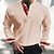billiga Henley skjorta-alla hjärtans dag ros män casual 3d-tryckt henley skjorta dagligt slitage gå ut våren&amp;amp; sommar v-ringad långärmad svart, vit, rosa s, m, l 4-vägsstretch