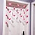 tanie Zasłony i kotary-puszysta girlanda w kształcie serca różowa zawieszka na drzwi pluszowa śliczna zasłona drzwiowa księżniczki