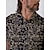baratos Coleção de designers-Homens Camisa polo de caminhada Marron Manga Curta Proteção Solar Blusas Folha Roupas de golfe, roupas, roupas, roupas