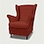 halpa IKEA Kansi-strandmon pellava siipi tuolin päällinen normaali istuvuus käsinojalla konepestävä kuivattava ikea sarja